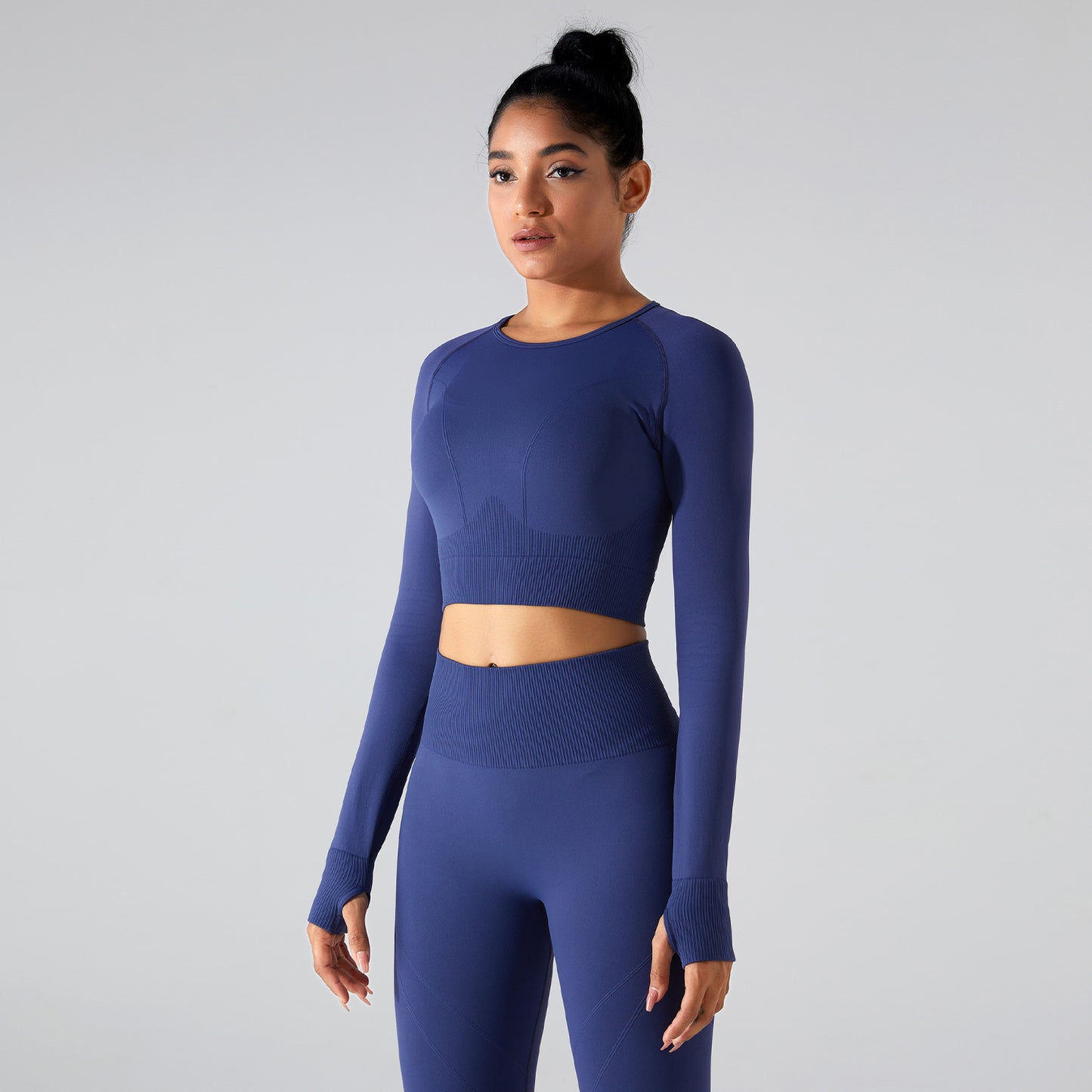 SEAMLESS THUMBHOLES LONG SLEEVES TOP