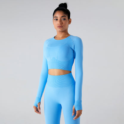 SEAMLESS THUMBHOLES LONG SLEEVES TOP