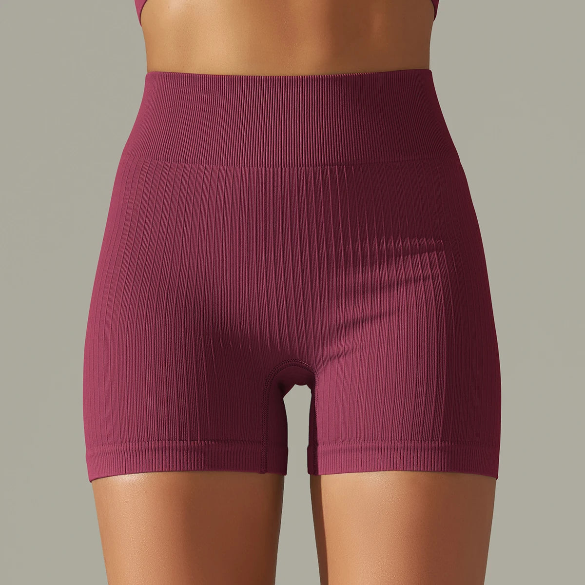 SEAMLESS BUTT LIFTING BIKER SHORTS