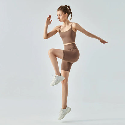 HIGH WAIST CYCLING SHORTS