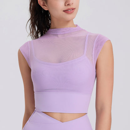 FLYING SLEEVLESS QUICK DRYING PADDED SPORTS TOP