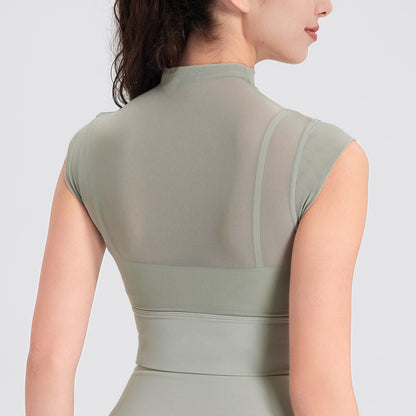 FLYING SLEEVLESS QUICK DRYING PADDED SPORTS TOP