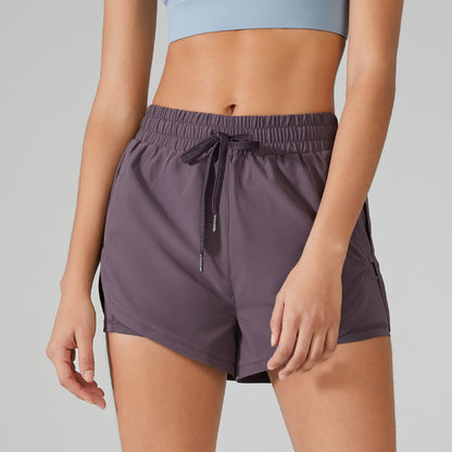 HIGH WAIST RUNNING SHORTS WITH POCKETS