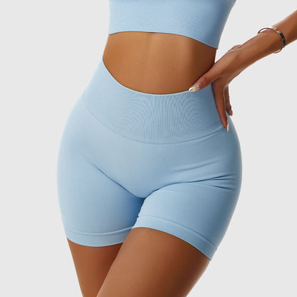 SEAMLESS HIGH STRETCH HIGH WAIST SHORTS