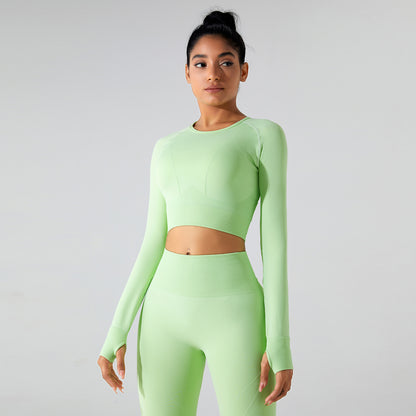 SEAMLESS THUMBHOLES LONG SLEEVES TOP