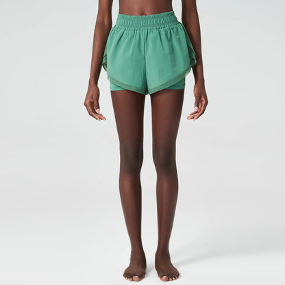 WATER REPELLENT RUNNING SHORTS WITH LINING