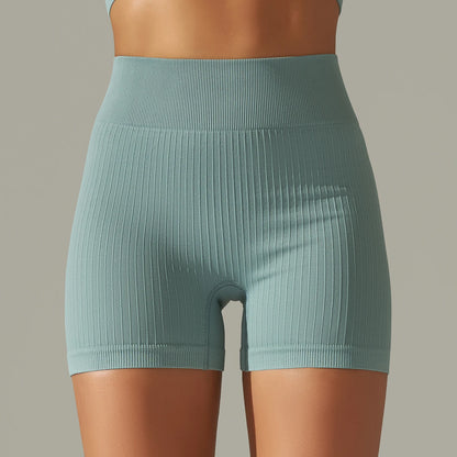 SEAMLESS BUTT LIFTING BIKER SHORTS