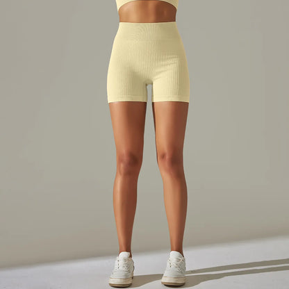 SEAMLESS BUTT LIFTING BIKER SHORTS