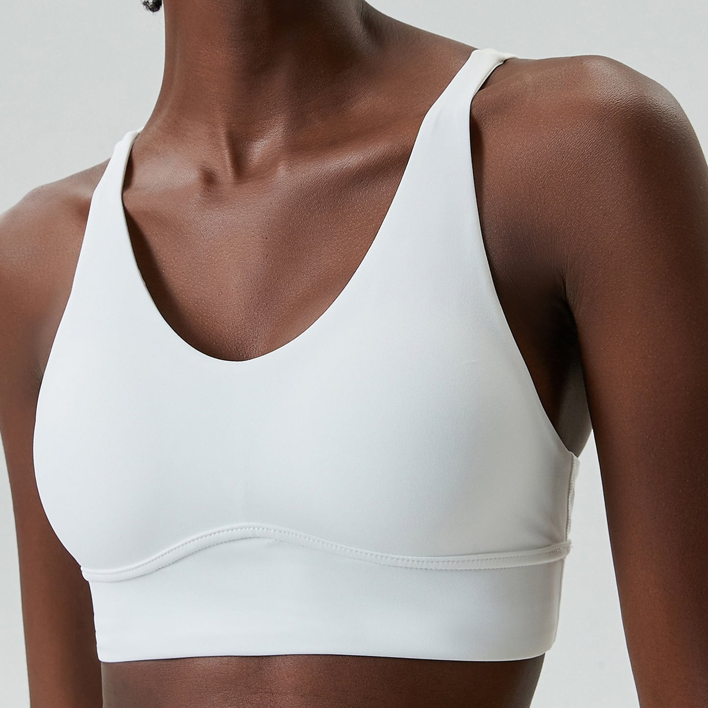 Cross Back Padded Cami Crop Top