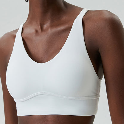 Cross Back Padded Cami Crop Top