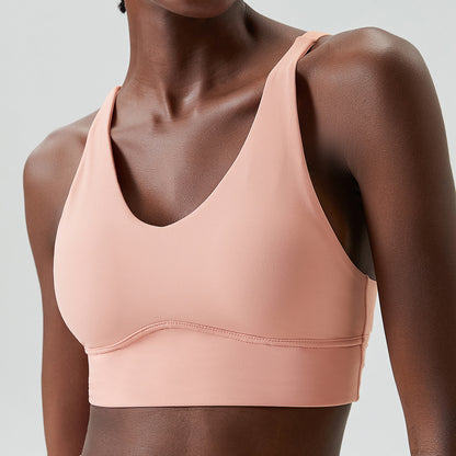 Cross Back Padded Cami Crop Top