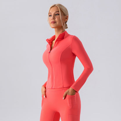 ZIP UP PANEL RUNNING JACKET